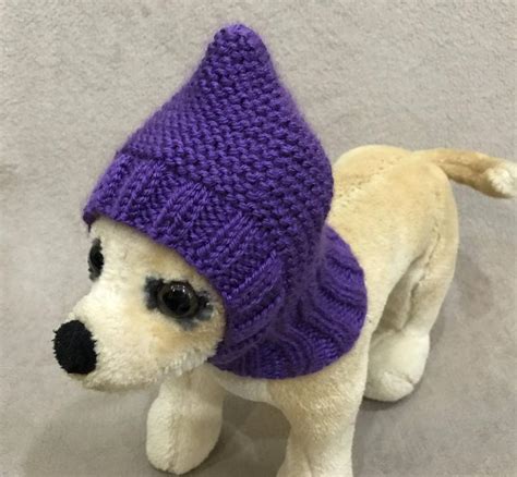 Pet Clothes Apparel Outfit Crochet Hoodie Snow Hat For Small Etsy