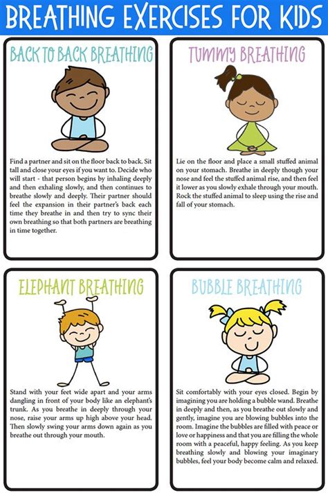 Free Printable Breathing Exercise Cards
