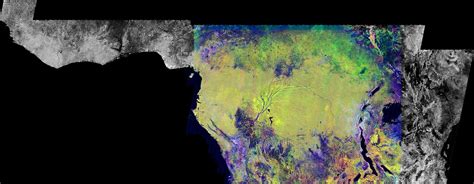Radar Mosaic Of Africa