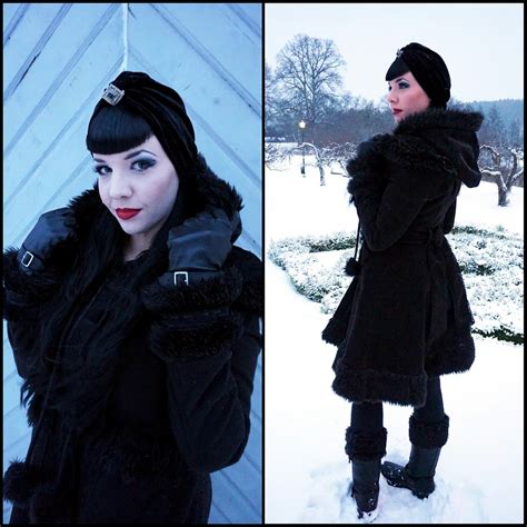 Lindsay Sheaves Winter Lookbook Gothic Coat Lookbook