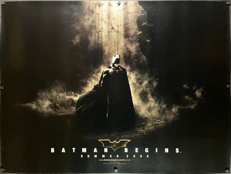 Batman Begins 2005 Original Movie Poster Art Of The Movies