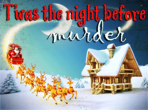 Twas The Night Before Murder Christmas Murder Mystery Boxed Set My Mystery Party