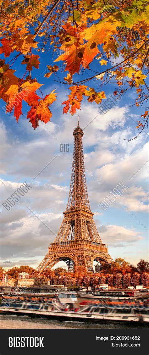 Eiffel Tower Autumn Image And Photo Free Trial Bigstock