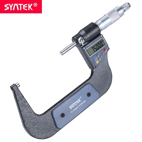 Syntek 0001mm Electronic Digital Outside Micrometer 75 100mm 3 4inch