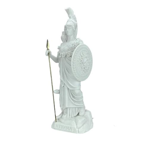 Athena Minerva Greek Roman Goddess Cast Marble Sculpture Statue In Picclick