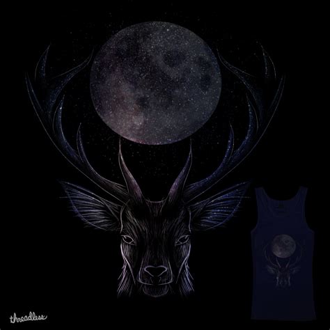 Score Galaxy Deer By Majkaluniova On Threadless