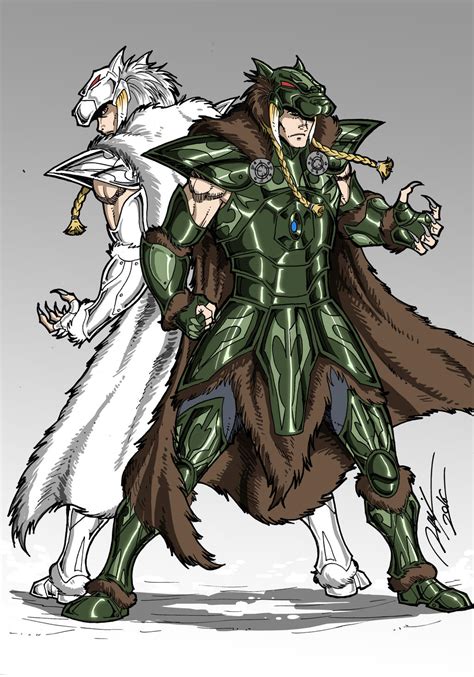 Saint Seiya Asgard Alcor And Mizar By Ronniesolano On Deviantart