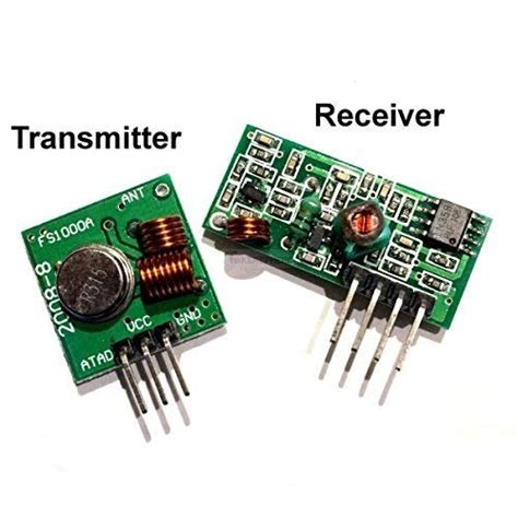 20pcs 433mhz Rf Wireless Receiver Module Transmitter Kit 47 Off