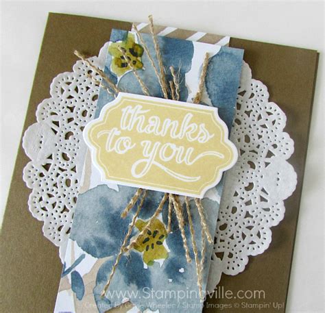 Last 2 digits of card no Stampingville: Happy Notes Thank You Card