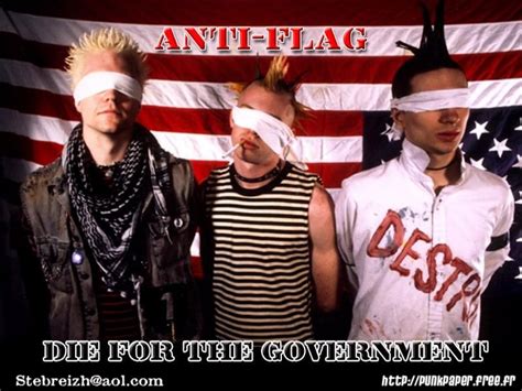 anti flag a band whose songs are disturbing but true anti flag punk rocker music photo
