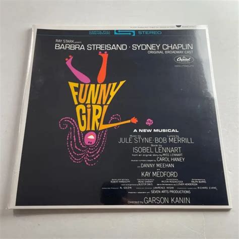 Funny Girl Original Broadway Cast Musical Lp Vinyl Record Barbara