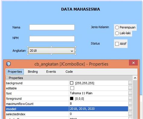 Java Netbeans Menampilkan Data Di Tabel Tanpa Database Helmykediri Com