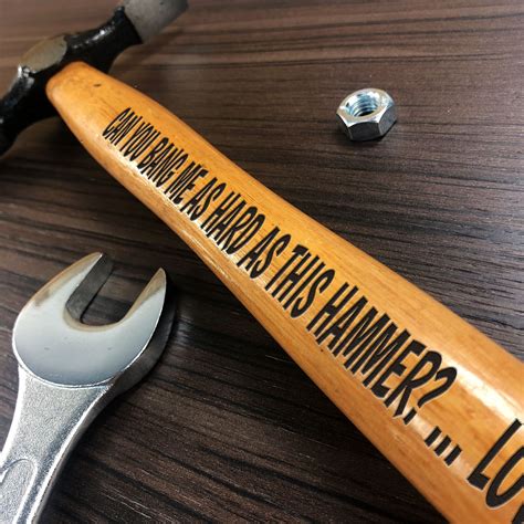 Attempt to find the perfect anniversary gift ideas for husband. Personalised Anniversary Birthday Gift For Husband Hammer