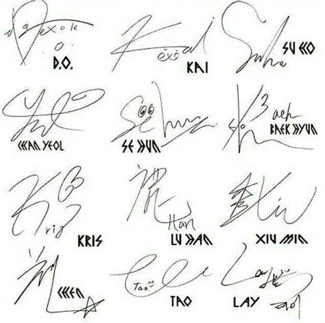 What does tanda tangan mean in english? EXO Tanda tangan | Exo, Sehun, Suho
