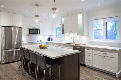 Gray galaxy solid wood cabinets Transitional Kitchen Designing Toronto | Davisville Kitchens