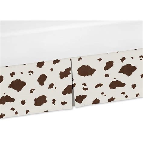 Sweet Jojo Designs Cowgirl And Wild West Collection Cow Print Crib Bed Skirt Bed Bath And Beyond
