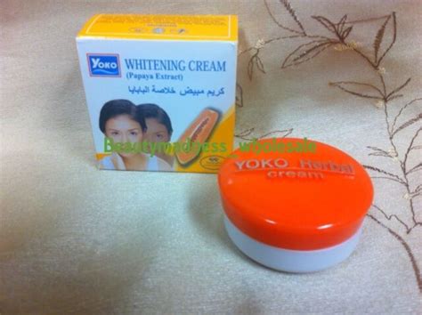 1 Yoko Whitening Cream Papaya Extract Skin Lightening Cream Remove
