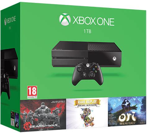 Microsoft Xbox One 1tb Gears Of War Ultimate Rare Replay Ori And