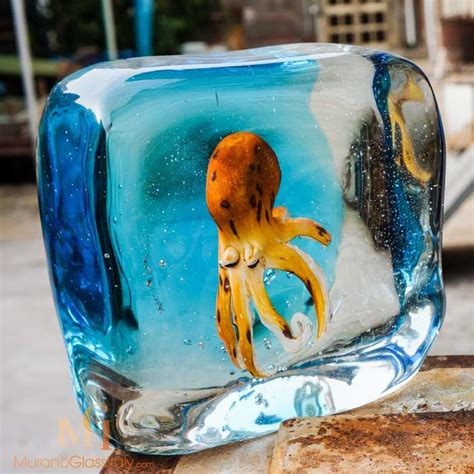 Glass Octopus Sculpture Buy Online Made In Venice Italy