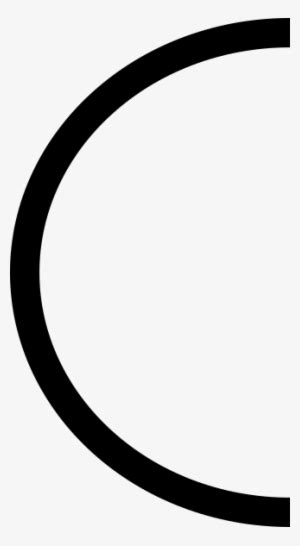 Circle Black And White Half