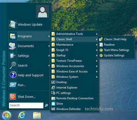 Bring Old Fashioned Start Menu And Start Button Back In Windows 8 4