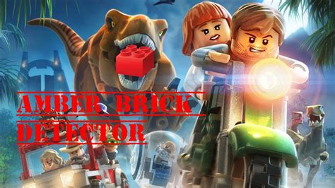 Complete welcome to jurassic world. Lego Jurassic World Amber Brick Detector Red Brick - YouTube