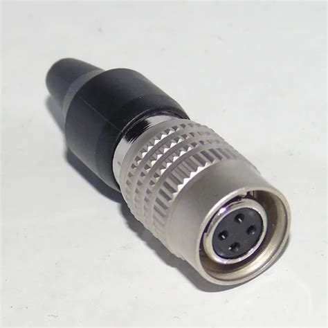 High Quality Mini Xlr 4 Pin Female Connector With Mini Quick Locking