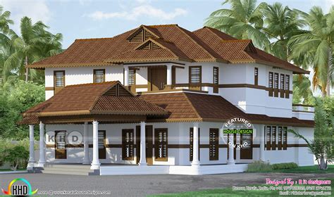 Discover collection of 21 photos and gallery about 4 bedroom house interior design at pratiquesciencessociales.net. Kerala traditional 4 bedroom house - Kerala home design ...