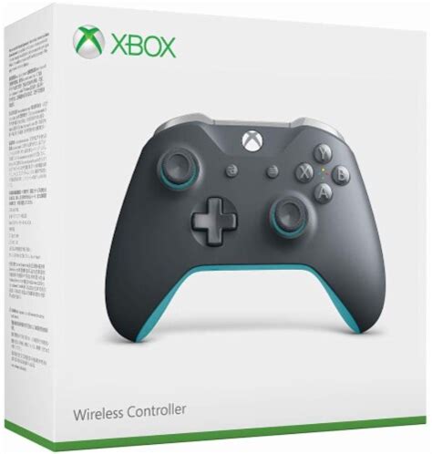 Microsoft Wl3 00105 Xbox One Wireless Controller Gray Blue 1 Ct