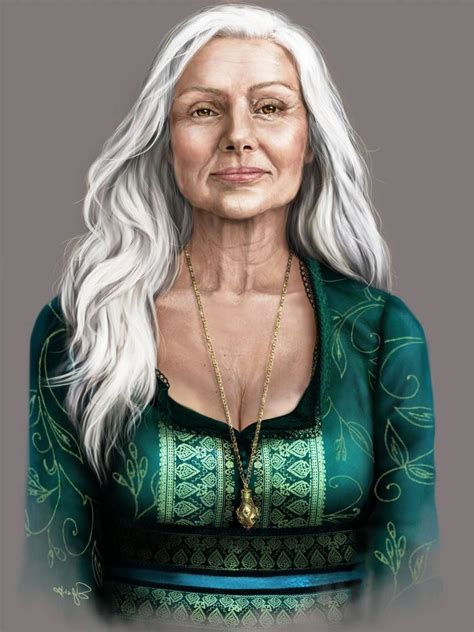 Wise Old Woman Illustration 1024x1366 Old Women Character