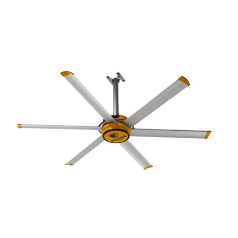Shop our 42 ceiling fans & 52 ceiling fans all with light kits. Big Ass Fans 2025 7 ft. Yellow and Silver Aluminum Shop ...