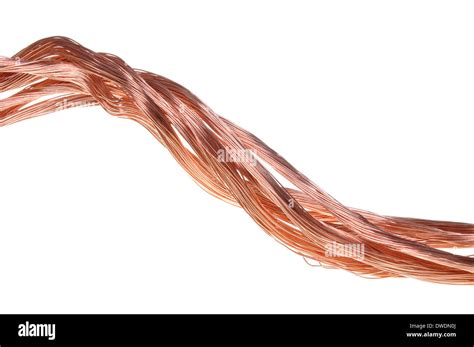 Copper Wire A Symbol Of Growth And Development In Industry Stock Photo