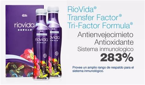 Factor De Transferencia 4life Riovida Antioxidantes Caja X 2 Mercado