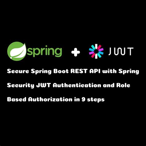 Steps To Secure Spring Rest Api Using Jwt Authentication And