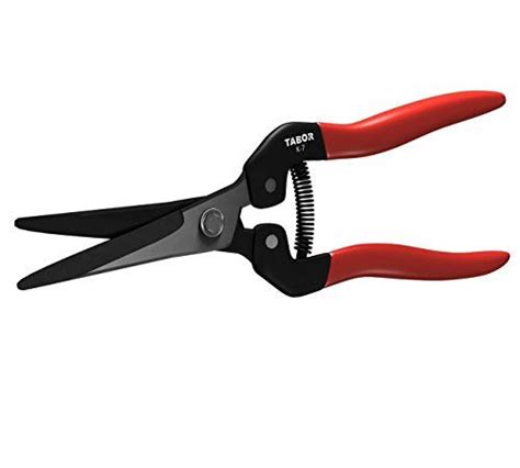 Tabor Tools K7a Straight Pruning Shears With Carbon Steel Blades