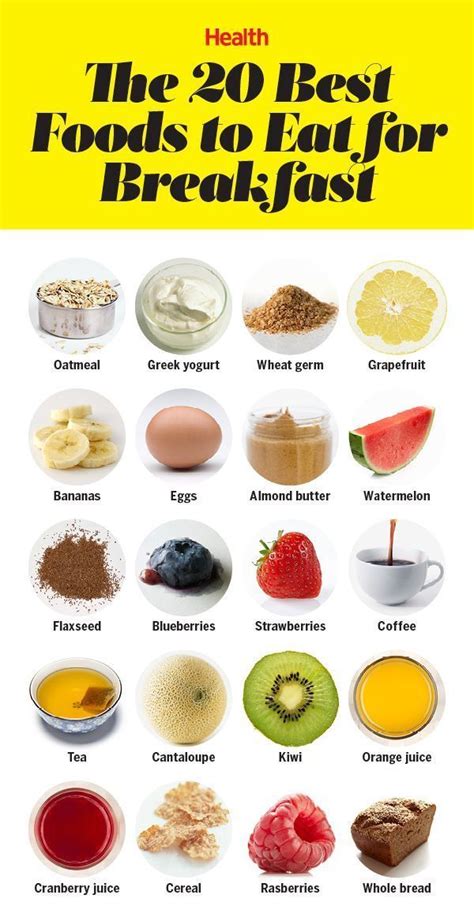 The 19 Healthiest Foods To Eat For Breakfast Healthy Recipes Healthy Breakfast Good Foods To Eat