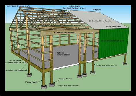 Pole Barn Timber Frame Construction Yoder Structures