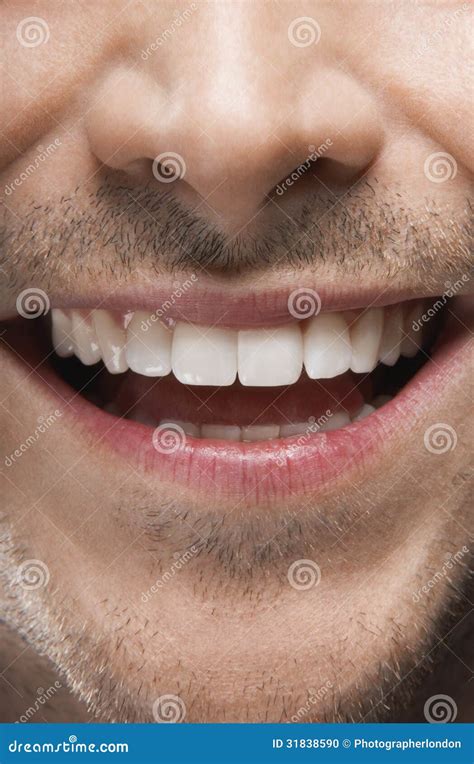 Man Smiling With Perfect White Teeth Stock Photo Image 31838590