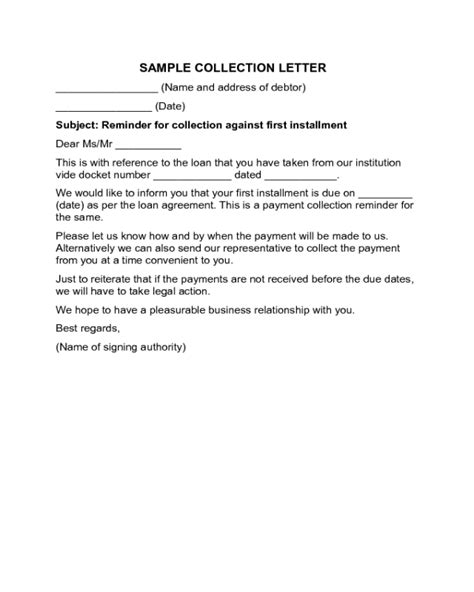 2024 Collection Letter Templates Fillable Printable Pdf And Forms