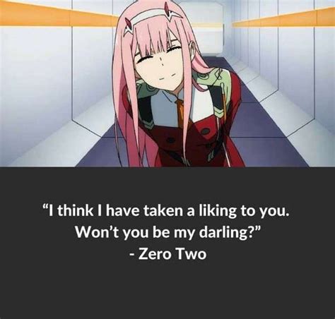 Top 12 Zero Two Quotes That Will Make You Believe