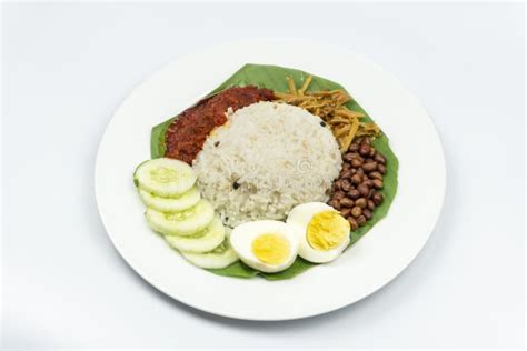Asia Traditional Food Nasi Lemak Stock Image Image Of Culture Dish