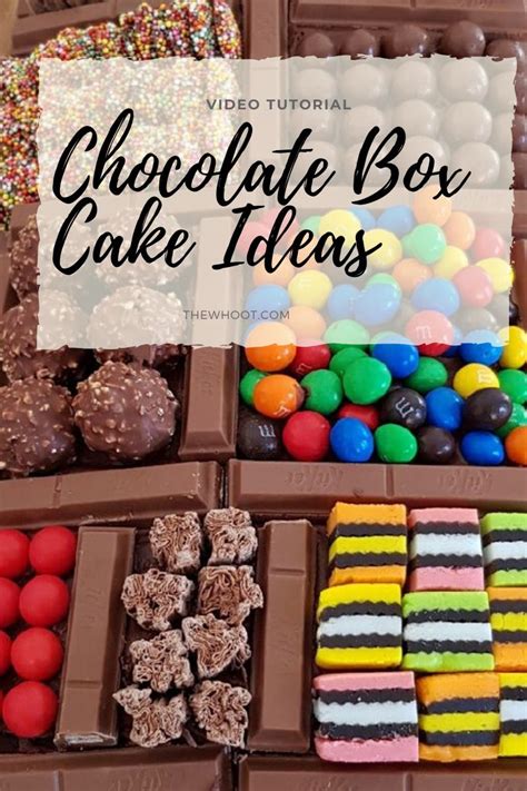 Chocolate Box Cake Ideas Video Tutorial In 2020 Box Cake Box Cake