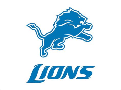 Detroit Lions Svg Nfl Football Bundle Clipart Stencil Decals Etsy