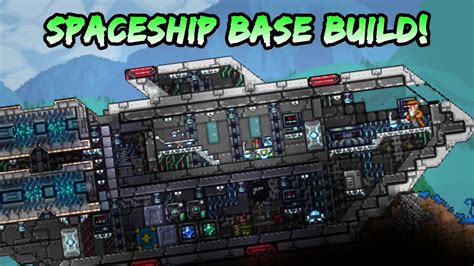 Terraria Spaceship Base Build Timelapse Preparing For Elements Awoken