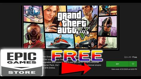 Gta 5 Free On Epic Games Store Limited Time Only Youtube