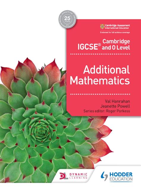 Igcse core mathematics (0580) revision by paper; (Cambridge IGCSE ADD_MATHS.pdf | Quadratic Equation ...