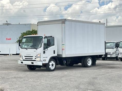 Used Isuzu NPR XD Dry Box Truck With Lbs Lift Gate In Miami FL