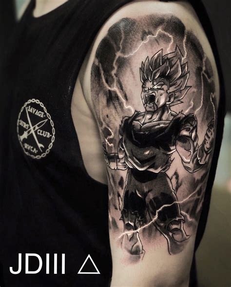 Free dragon ball z arm sleeve tattoo best tattoo ideas. Vegeta Dragon Ball Z tattoo by James.... - Wicked Ink ...