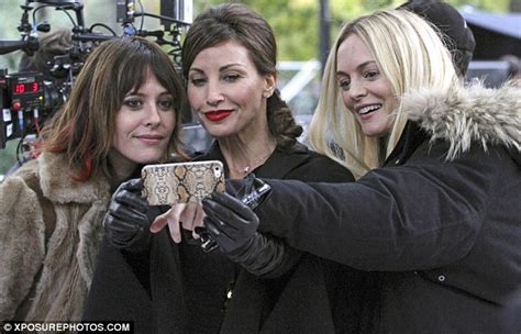 Gina Gershon And Heather Graham Take Pics Together On The Set Of My