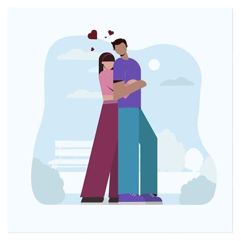 Premium Vector Illustration Couple In Love